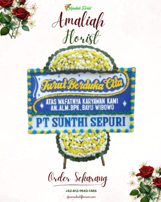 Papan Bunga Duka di Datuk Bandar