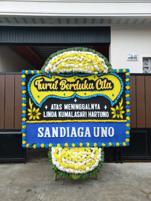 Papan Bunga Duka di Datuk Bandar